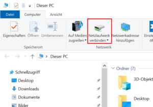 Arbeitsplatz Button für Netzlaufwerk verbinden Arbeitsplatz Button für Netzlaufwerk verbinden