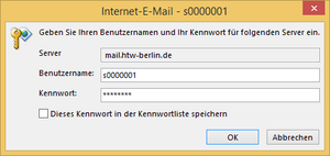 Anmeldedialog