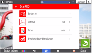 ScanPro Settings ScanPro Settings