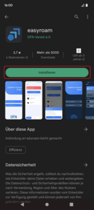 Screenshot © HTW Berlin Installieren von eduroam