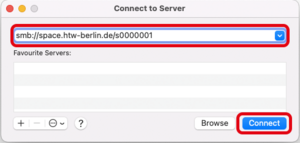 Enter server information Enter server information