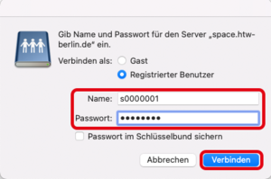 Benutzerdaten Benutzerdaten