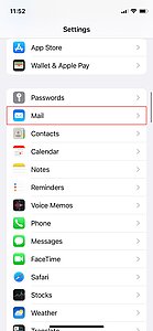 IOS settings