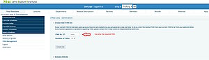 Generate new iTAN list - Screenshot © HTW Berlin Generate new iTAN list - Screenshot © HTW Berlin