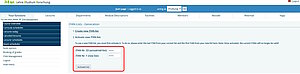 Activate iTAN list - Screenshot © HTW Berlin Activate iTAN list - Screenshot © HTW Berlin