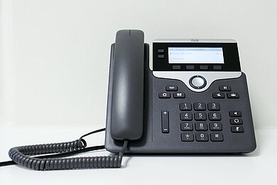 [Translate to Englisch:] IP-Telefon - © HTW Berlin / Torsten Rack