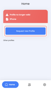 Create profile