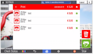 Dokemente fuer den Druck