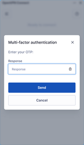 OpenVPN Second Factor - Screenshot © HTW Berlin OpenVPN Second Factor